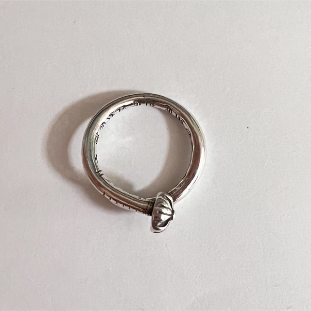 シルバーリング 925 銀 釘リング ツール ギリシャ文字 ユニセックス 指輪 メンズのアクセサリー(リング(指輪))の商品写真