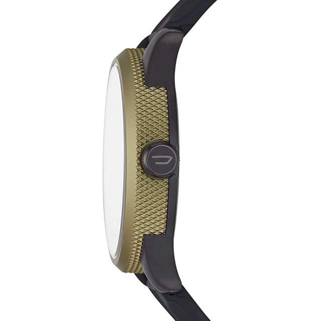 Diesel Rasp NSBB 3針ブラックシリコン腕時計 DZ1875