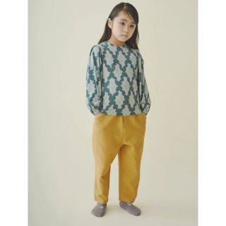 ミナペルホネン(mina perhonen)の21aw ミナ ペルホネン kids コットン イージー パンツ サイズ 130(パンツ/スパッツ)