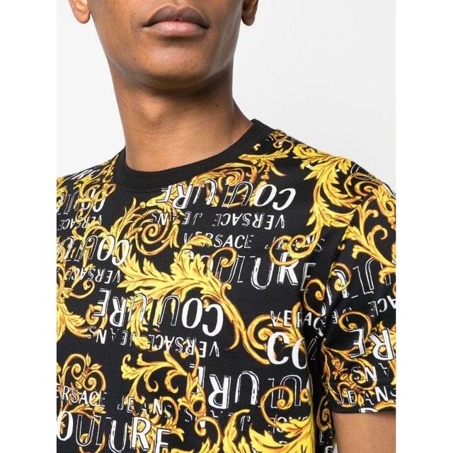 VERSACE JEANS COUTURE Tシャツ バロック Lサイズ