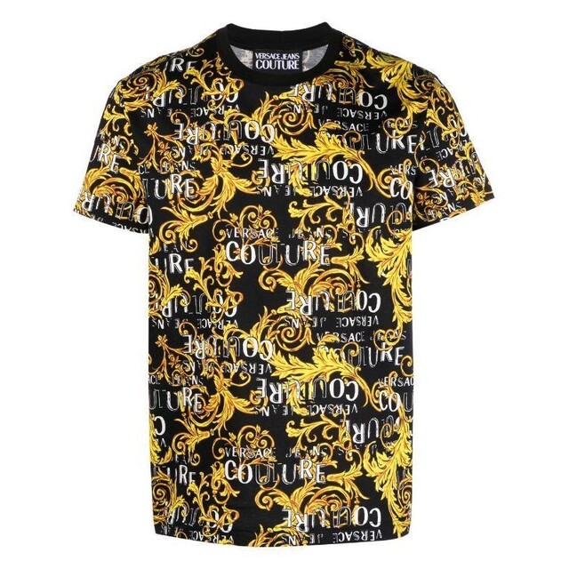 VERSACE JEANS COUTURE Tシャツ バロック Lサイズメンズ