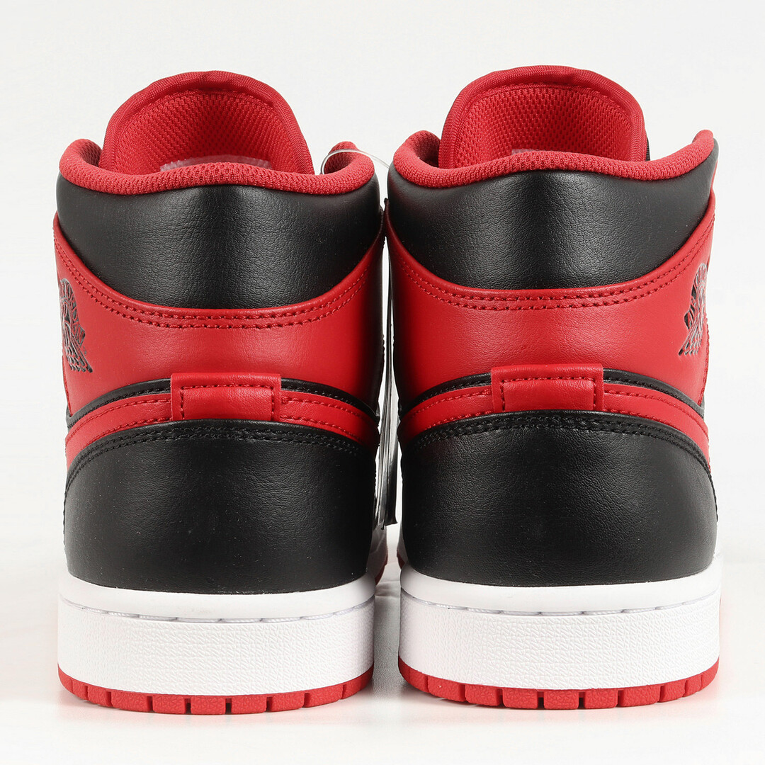 NIKE(ナイキ)のNIKE ナイキ サイズ:26.5cm AIR JORDAN 1 MID BRED TOE (DQ8426-060) 2022年 エアジョーダン 1 ミッド ブレッド トゥ ブラック ファイアレッド 黒赤 US8.5 スニーカー 【メンズ】 メンズの靴/シューズ(スニーカー)の商品写真