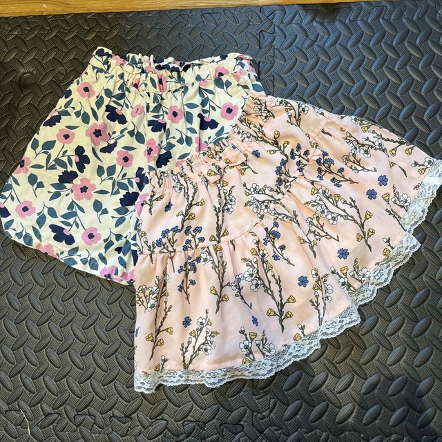 UNIQLO(ユニクロ)のUNIQLO キュロットスカートセット 120センチ キッズ/ベビー/マタニティのキッズ服女の子用(90cm~)(スカート)の商品写真