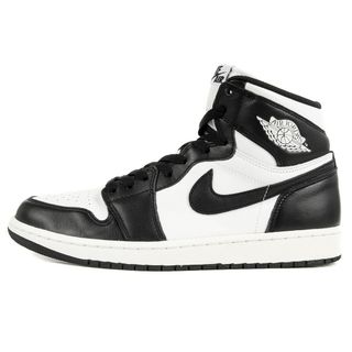 ナイキ(NIKE)のNIKE ナイキ サイズ:28.0cm AIR JORDAN 1 RETRO HIGH OG (555088-010) 2014年 エアジョーダン1 レトロ ハイ ブラック ホワイト 黒白 US10 スニーカー 【メンズ】【中古】(スニーカー)