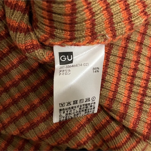GU(ジーユー)のGU レディース　ニット　チェック レディースのトップス(ニット/セーター)の商品写真