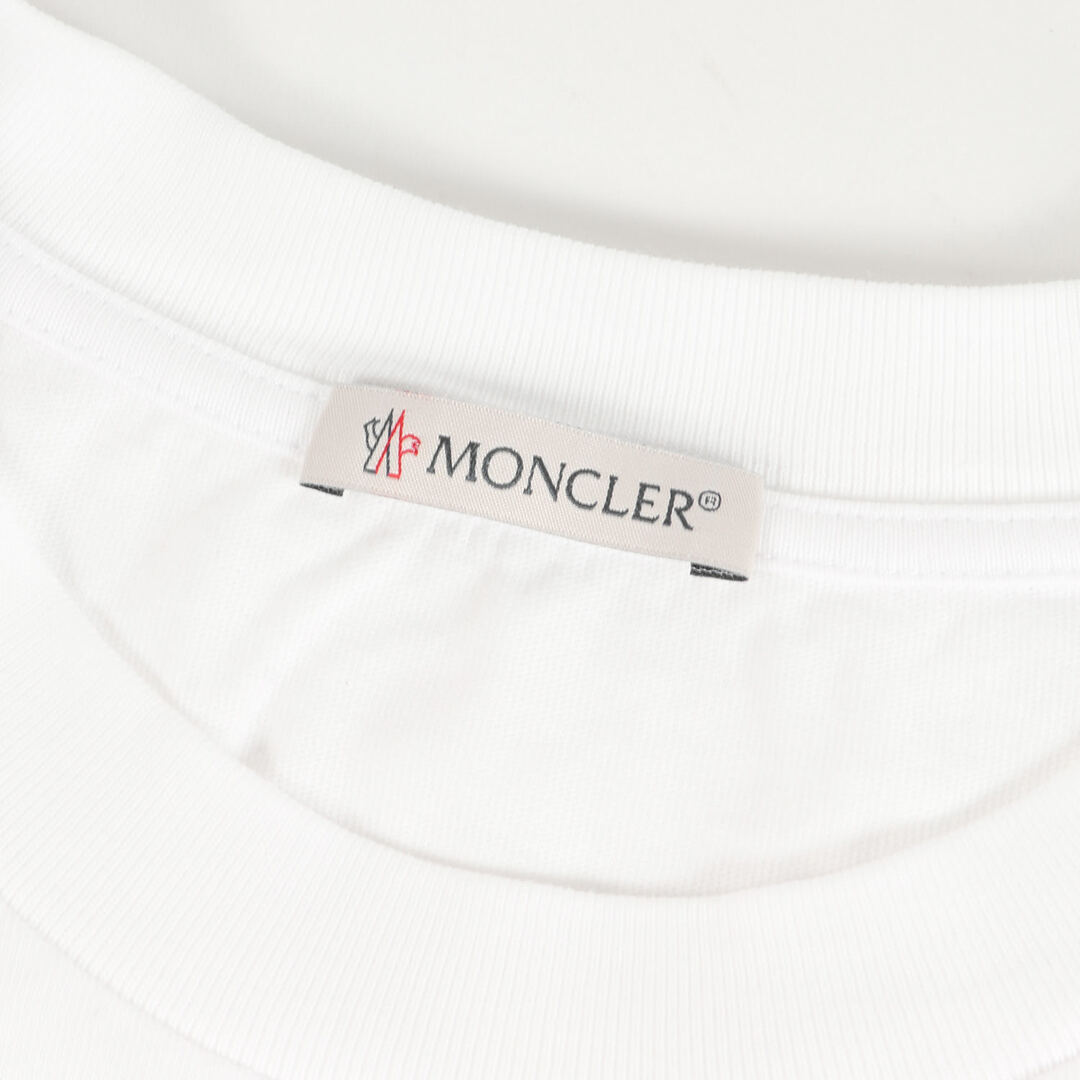 国内正規モンクレール MONCLER クルーネック長袖 ロンT ホワイトL