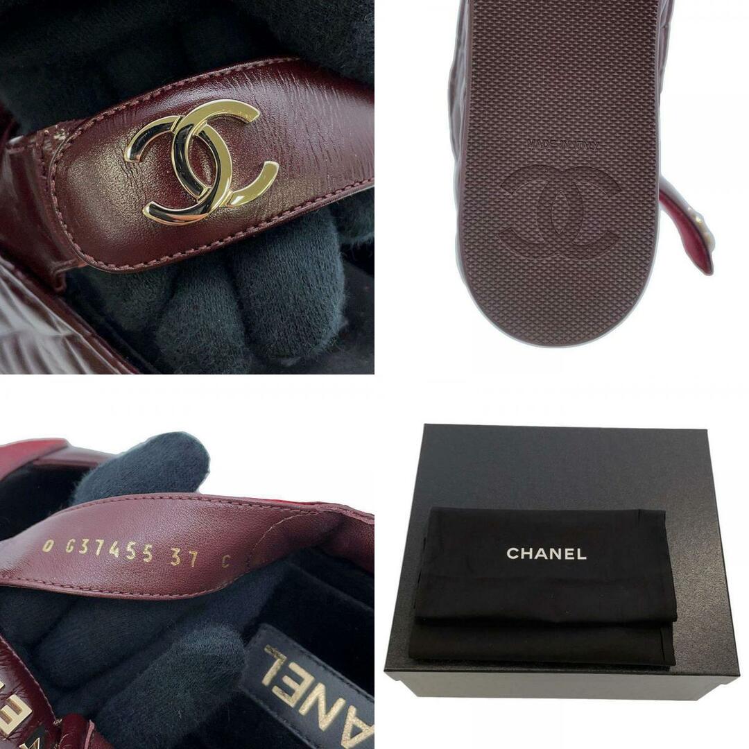 CHANEL - シャネル サンダル ココマーク ウェッジソール カーフスキン