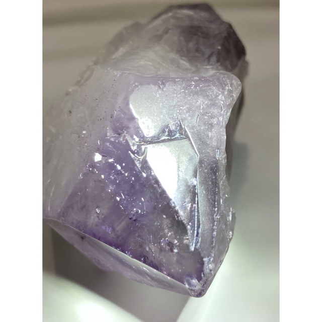 トライゴーニック✨　レインボー　カコクセナイト内包　アメジスト　原石　紫水晶 3