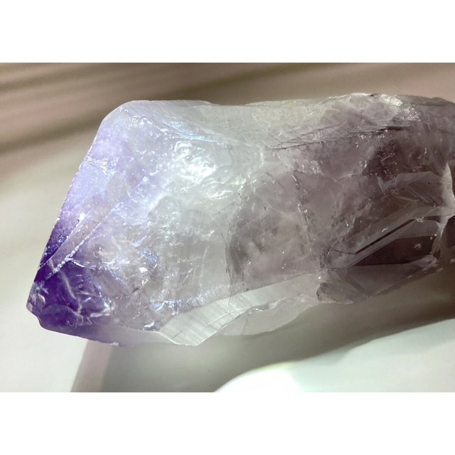 トライゴーニック✨　レインボー　カコクセナイト内包　アメジスト　原石　紫水晶 5