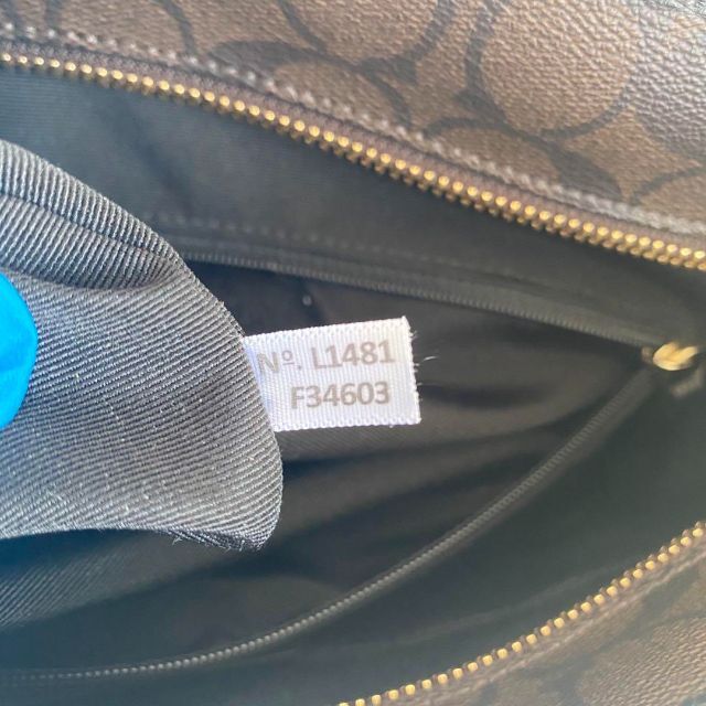 COACH コーチ/極美品 トートバッグ シグネチャー A4収納 34603