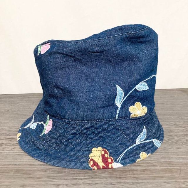ENGINEEREDGARMENTS デニムフローラルハット