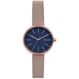 スカーゲン(SKAGEN)の[スカーゲン] 腕時計 ネイビー文字盤 ローズゴールド SKW2593(腕時計(アナログ))