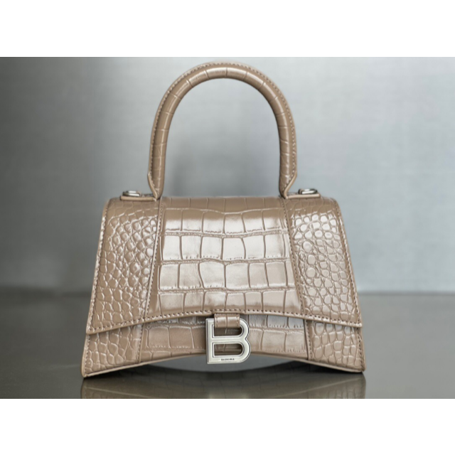 人気No.1】 Balenciaga - バレンシアガ アワーグラス クロコダイル型