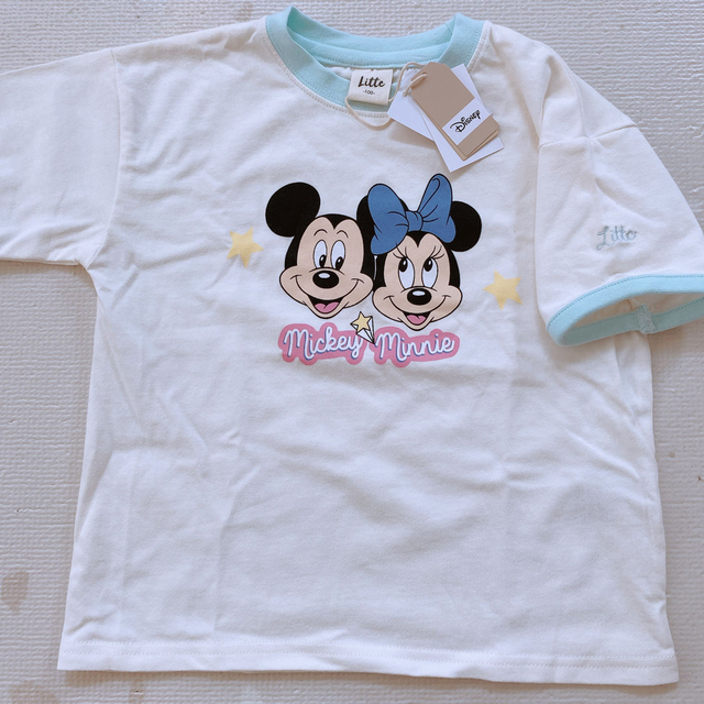 しまむら(シマムラ)のLittc リトシー Disney 3点セット 100 半袖 キッズ/ベビー/マタニティのキッズ服女の子用(90cm~)(Tシャツ/カットソー)の商品写真