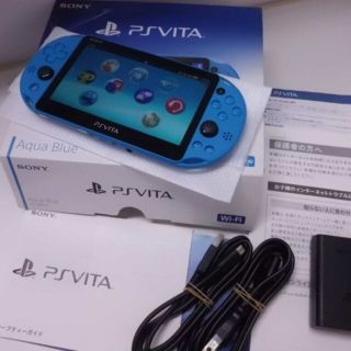 プレイステーションヴィータ(PlayStation Vita)のPSVITA PCH-2000 Aqua Blue(携帯用ゲーム機本体)