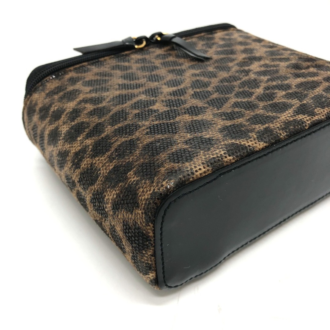 ロエベ LOEWE ミニ/化粧ポーチ レオパード カバン バニティバッグ