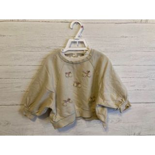 アプレレクール(apres les cours)のapres les cours(アプレレクール)　チュールさくらんぼトレーナー(Tシャツ/カットソー)