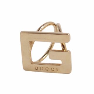 グッチ(Gucci)のグッチ GUCCI スカーフリング Gロゴ ネックウェア メタル アクセサリー レディース イタリア製 ゴールド(その他)