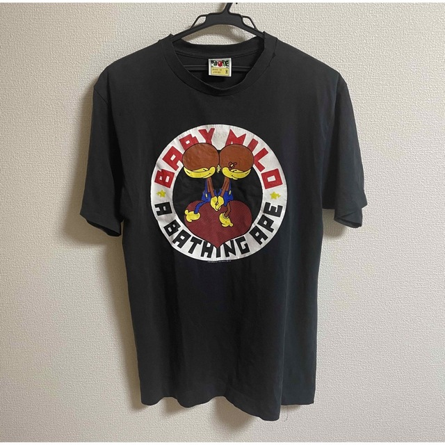 A BATHING APE(アベイシングエイプ)の A BATHING APE 　BABY MILO　Mサイズ　Tシャツ　半袖 メンズのトップス(Tシャツ/カットソー(半袖/袖なし))の商品写真