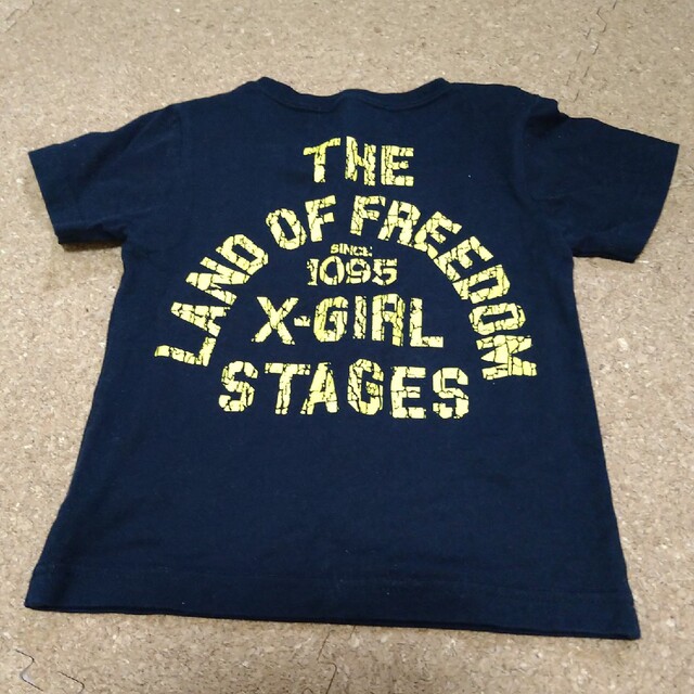 X-girl Stages(エックスガールステージス)のX-girl first stage ミッキーTシャツ 4T 100 キッズ/ベビー/マタニティのキッズ服男の子用(90cm~)(Tシャツ/カットソー)の商品写真