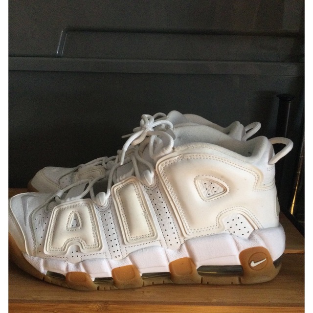 NIKE AIR MORE UPTEMPO 27cm 白 モアテン