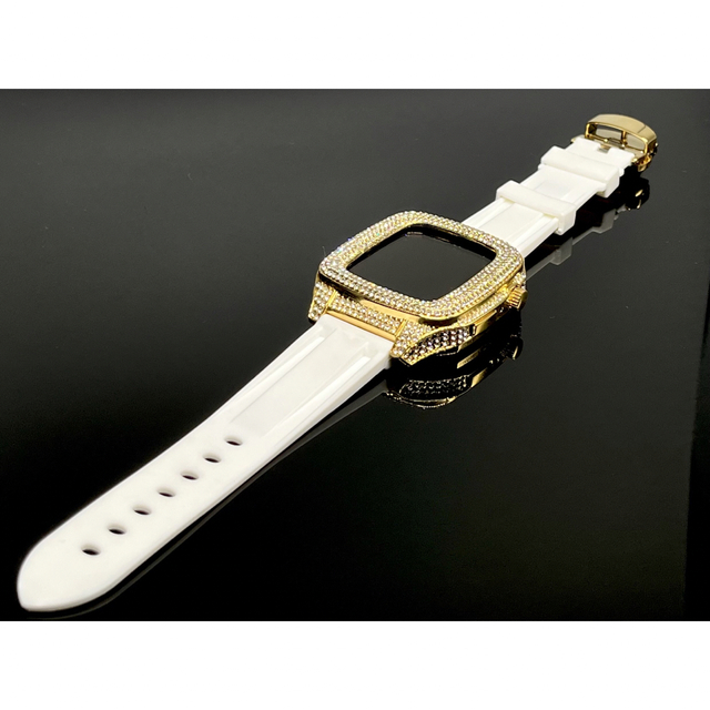 ゴールドw★アップルウォッチ　バンド カバー　ベルト　Apple Watch