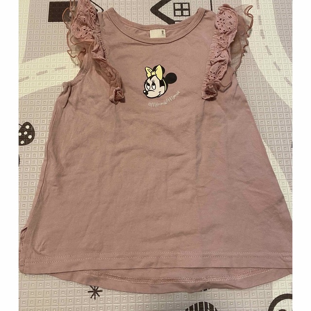 petit main(プティマイン)のpetit main ミニーTシャツ　110 キッズ/ベビー/マタニティのキッズ服女の子用(90cm~)(Tシャツ/カットソー)の商品写真