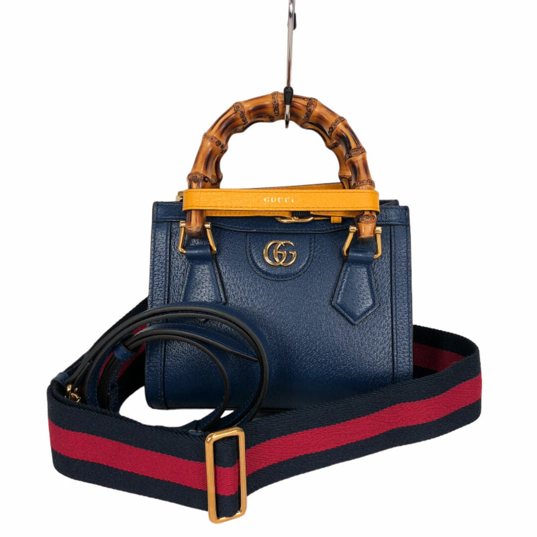 グッチ GUCCI ダイアナ ミニトートバッグ ハンドバッグ レディー【中古