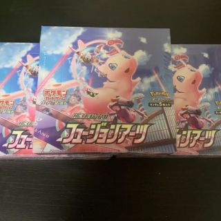 ポケモン(ポケモン)のフュージョンアーツ未開封3BOX シュリンク付き(その他)