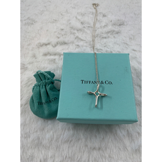 ティファニー(Tiffany & Co.)のティファニー 925 オープンクロス ペンダント/ネックレス(ネックレス)