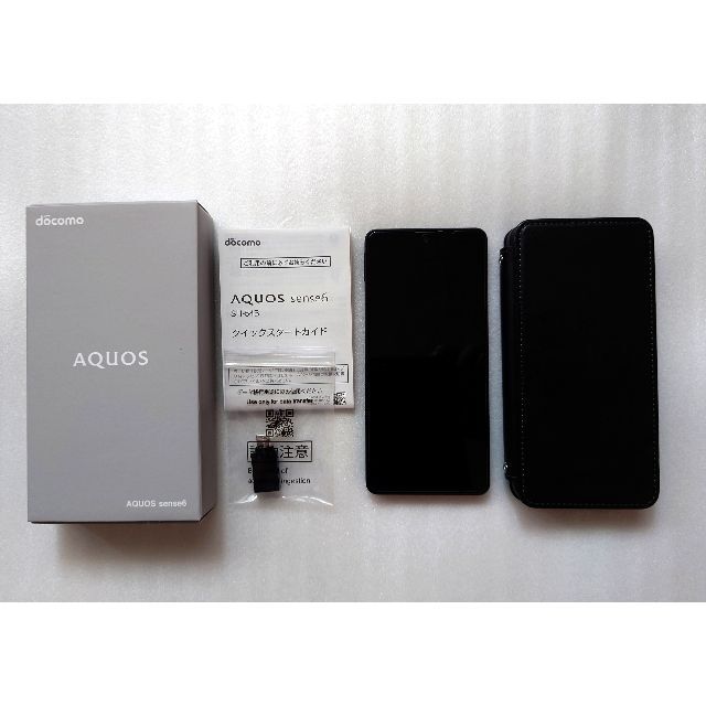 AQUOS Sense6 SH-54B(ブラック) docomo版スマートフォン本体