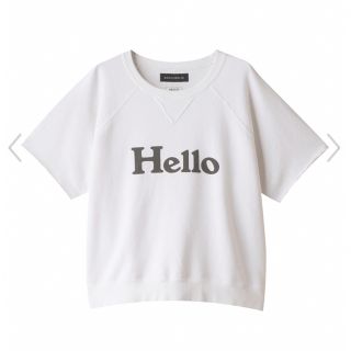 マディソンブルー(MADISONBLUE)のマロン様専　マディソンブルー　HELLO 裏毛ショートスリーブスウェット (トレーナー/スウェット)