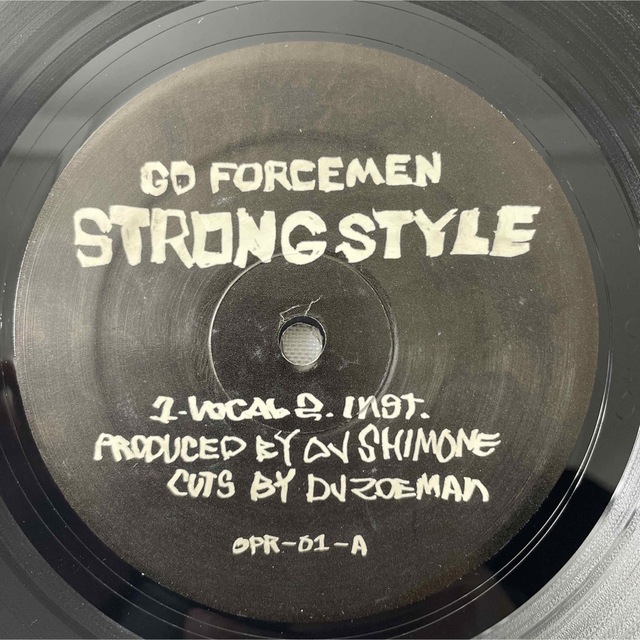 Go Forcemen / Strong Style【12"】 エンタメ/ホビーのCD(ヒップホップ/ラップ)の商品写真