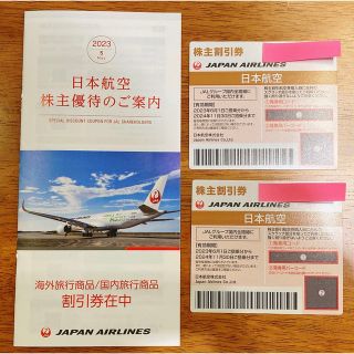 ジャル(ニホンコウクウ)(JAL(日本航空))のJAL (日本航空) 株主優待券 2枚 冊子 1冊(その他)