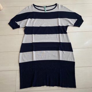 アンクライン(ANNE KLEIN)の美品！ANNE KLINE アンクライン 半袖 Tシャツ ボーダー(カットソー(半袖/袖なし))