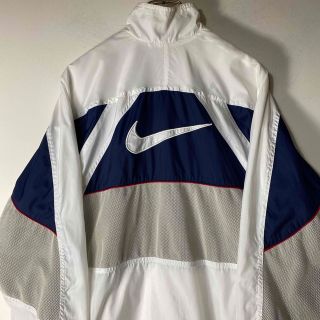 90’s Nike 白タグ テック ナイロンジャケット 大きめのS