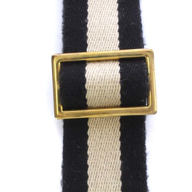 アパルトモン ドゥーズィエムクラス Border belt 黒 ベージュ | www