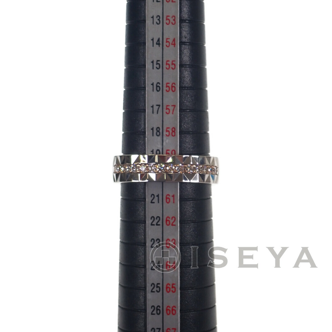 【Aランク】デザインリング 指輪 K18PG Pt950 ダイヤモンド サイズ棒約20号 メンズ ジュエリー アクセサリー 【ISEYA】 7