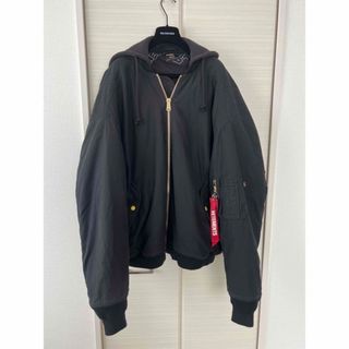 VETEMENTS - VETEMENTS 18ss 希少 総柄 リバーシブル ma-1の通販 by IV ...