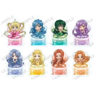 ぴちぴちピッチ つながるぷちアクリルスタンド アクスタ 全8種セット ガチャ(キャラクターグッズ)