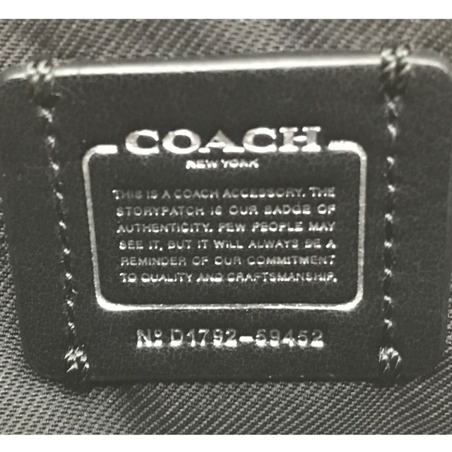 ▼▼COACH コーチ クロスボディ クラッチ スター リベット ダークシルバー レディース 59452ファッション小物