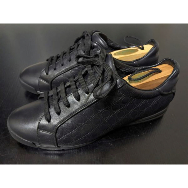 Ferragamo スニーカー 6.5 C (23-23.5) ブラック ピンク