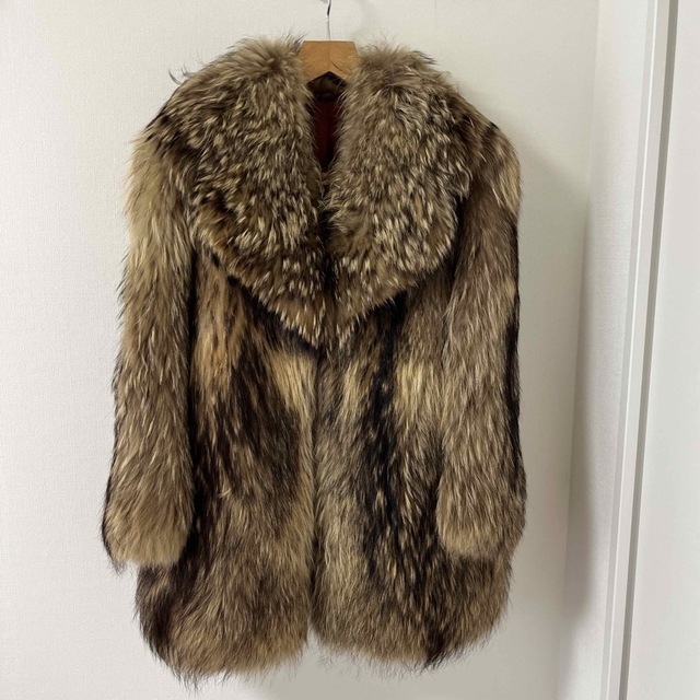 美品 EMBA 毛皮コート リアル毛皮コート 艶やかな毛皮コート 送料無料