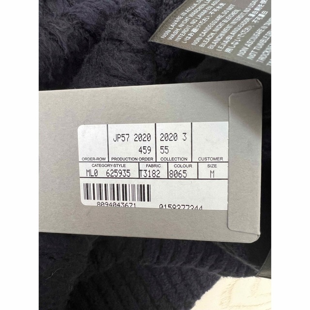 BALENCIAGA 20aw フロントロゴ ハイネック ニット-