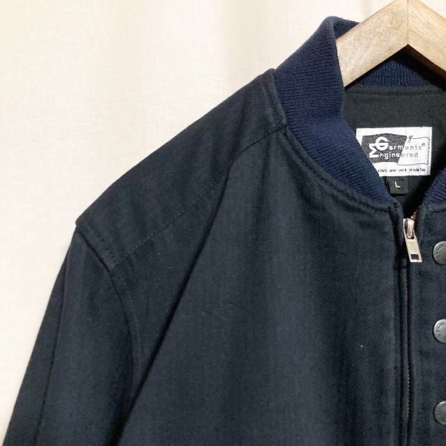 Engineered Garments(エンジニアードガーメンツ)の旧タグLサイズ！ENGINEEREDGARMENTS ネイビーブルゾン メンズのジャケット/アウター(ブルゾン)の商品写真