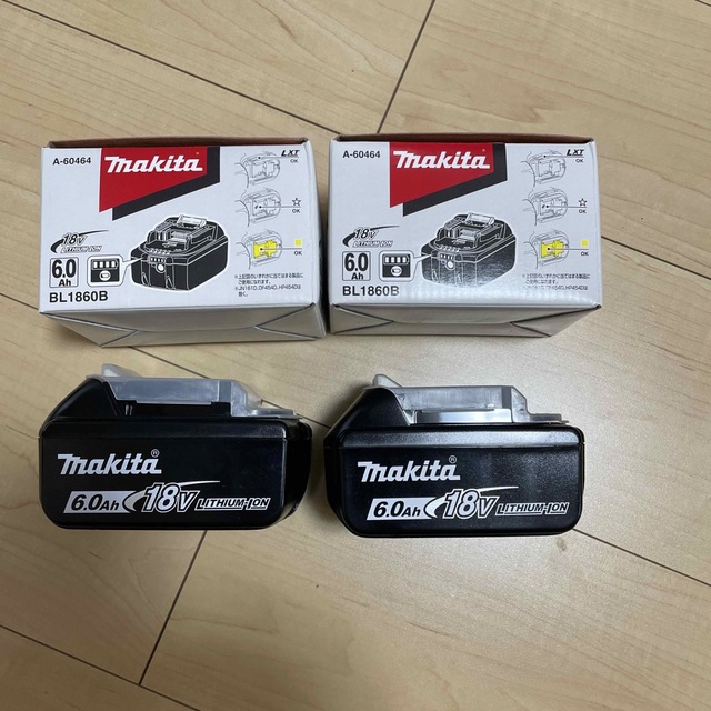 工具マキタ　純正バッテリ2個　BL1860B 18V 6.0Ah 新品未使用品