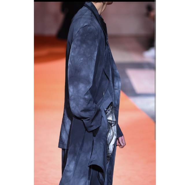 Yohji Yamamoto POUR HOMME(ヨウジヤマモトプールオム)のヨウジヤマモト 18AW look12 ムラ染め セットアップ メンズのスーツ(セットアップ)の商品写真