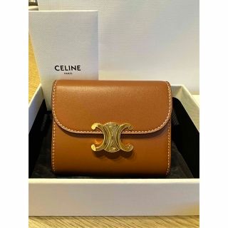 セリーヌ(celine)の超美品✴︎セリーヌ　トリオンフ スモールフラップウォレット　財布(財布)