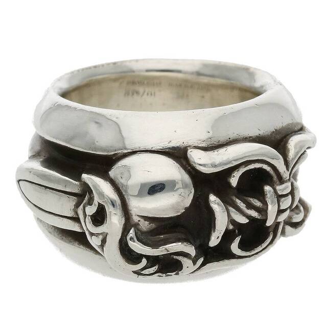 驚きの値段で Chrome Hearts 16号 メンズ シルバーリング HEART/ダガー