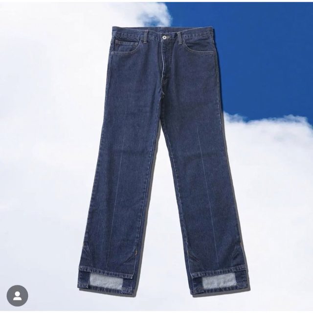 ative slit denim pants メンズのパンツ(デニム/ジーンズ)の商品写真